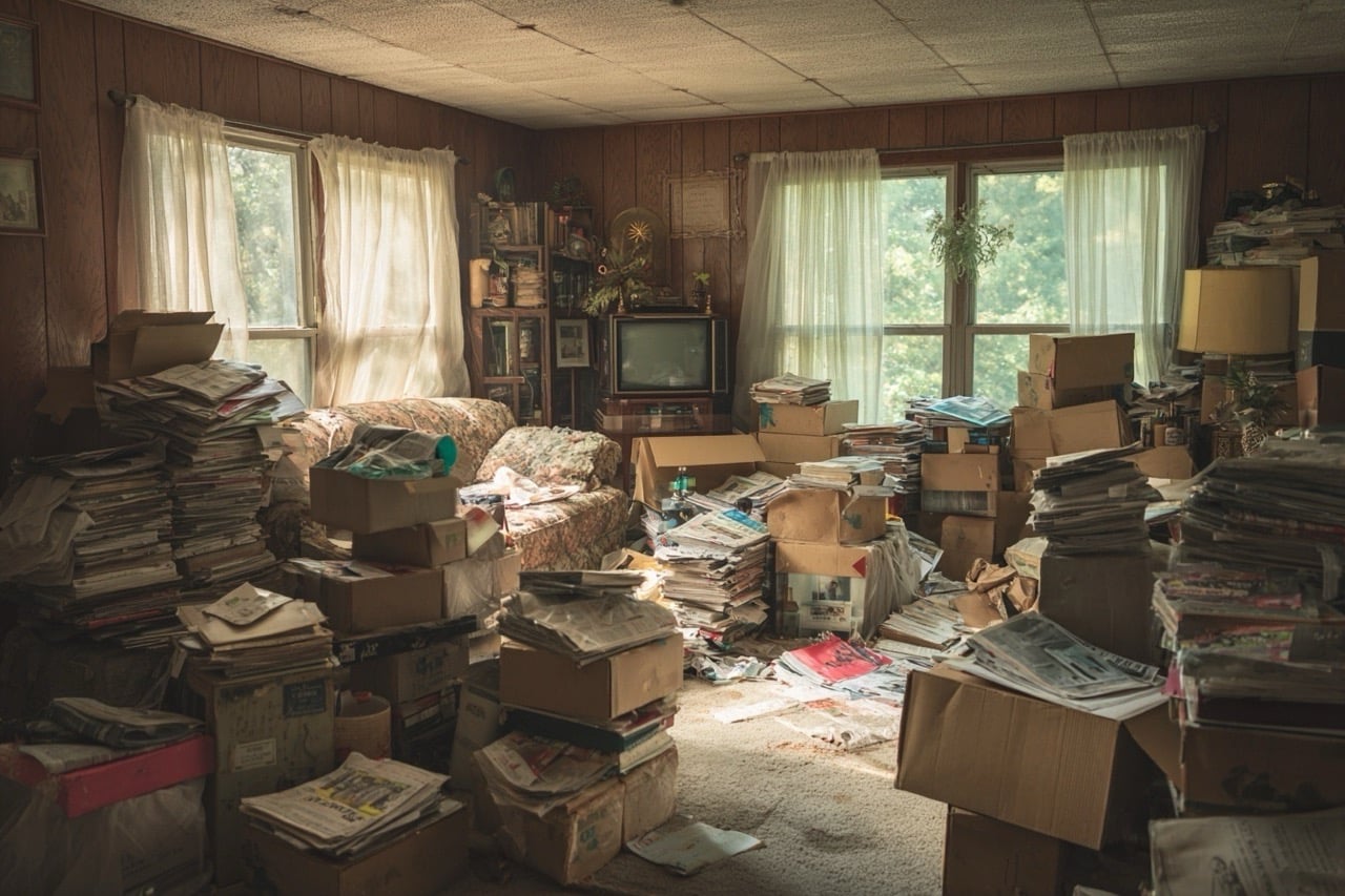 hoarder house north carolina cluttered interior