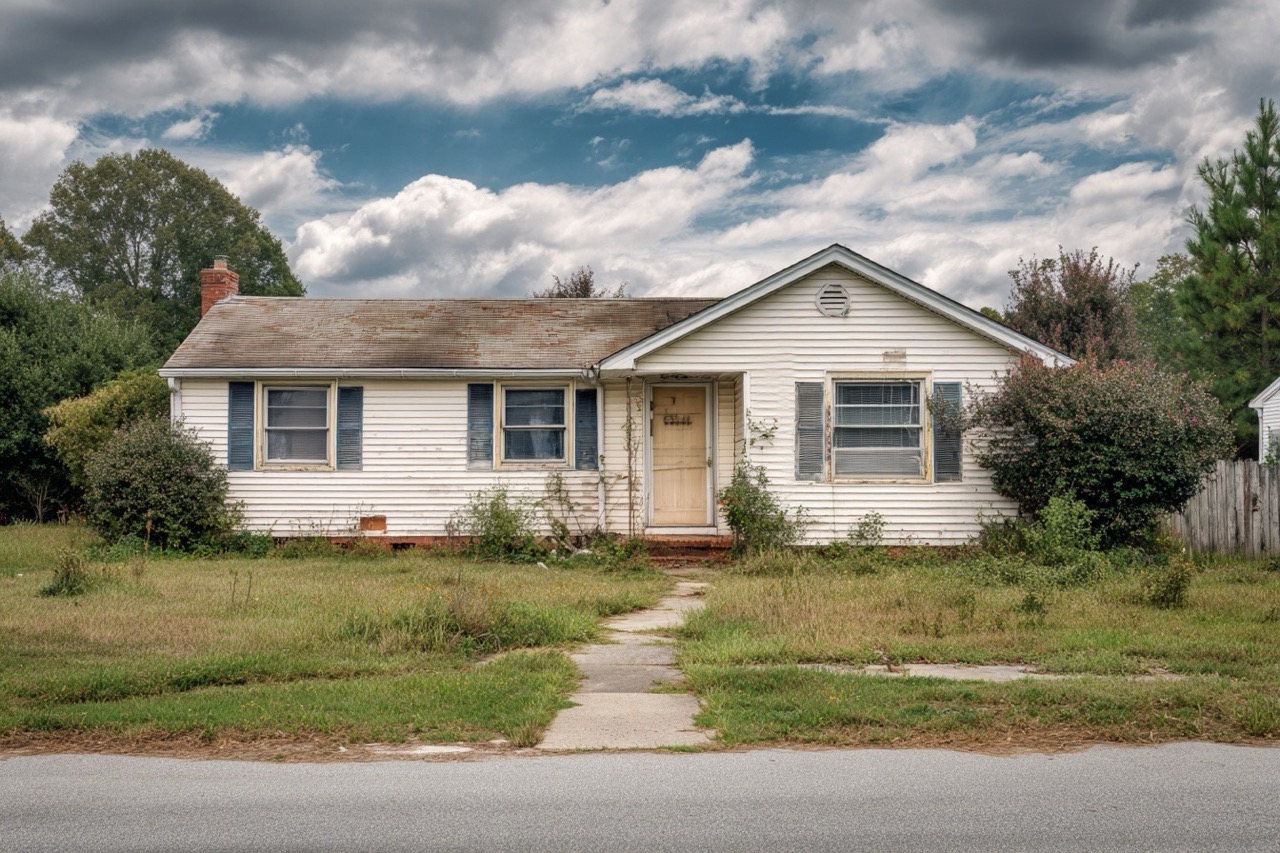 probate house sale north carolina exterior view