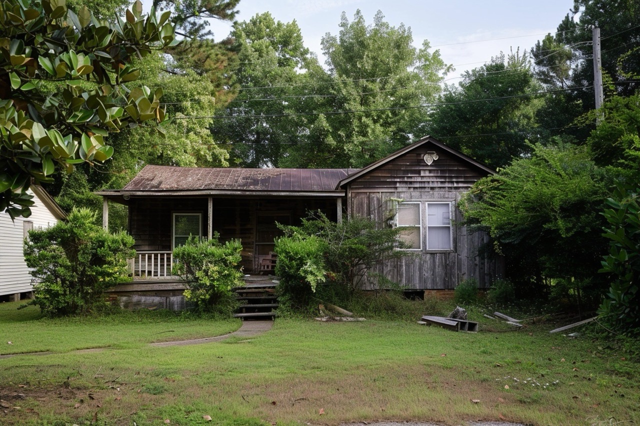 Modest North Carolina home showing settlement fees and closing costs