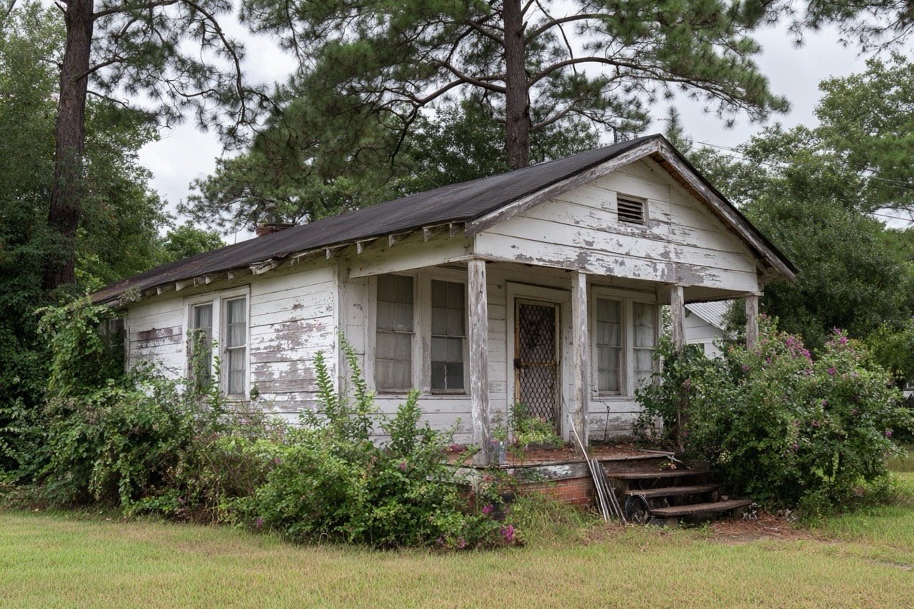 Older inherited house in North Carolina requiring preparation for sale